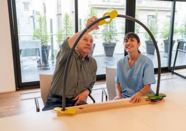 Elderly Exercising